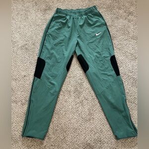 Nike Green and Black Men's Joggers
